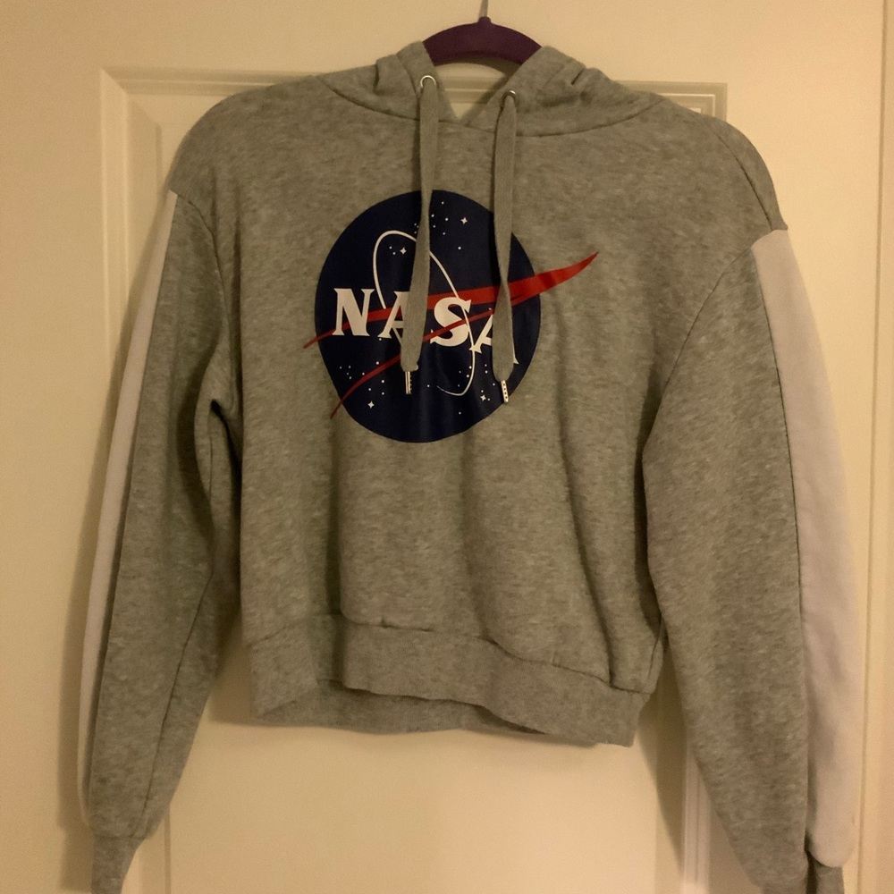 Cropped NASA Sweatshirt